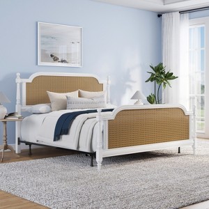 Melanie Wood Bed Set White - Hillsdale Furniture - 1 of 4