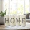 LumaBase Battery-Operated LED Wax Candles, HOME - Set of 4 - 2 of 4