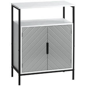 NicBex File Cabinet with 1 Shelf,Office Cabinet with Round Knob Design,Modern Vertical Storage Cabinet,Filing Cabinets for Home Office - 1 of 4