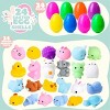 Joyfy 24 Packs Mochi Squishy Toy Prefilled Easter Eggs, Stress Reliever Squishy Toy for Easter Theme Party Favor,Basket Filler,Classroom Prize Supply - 3 of 4