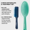 Conair Detangle & Treatment Hair Brush Set - Navy/Teal - 2pk - 3 of 4