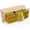 Crown Display 350 Piece Color Disposable Plastic Dinnerware party set- Serves 50 - 3 of 4
