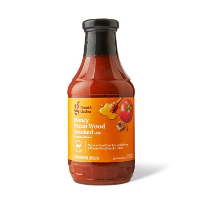 Honey Pecan Wood Smoked Flavored Barbecue Sauce - 18.4oz - Good & Gather™