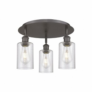 Clymer - 3 Light Flush Mount In Art Deco Style-9.38 Inches Tall and 15.63 Inches Wide - 1 of 1