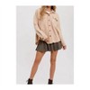 Women's Brushed Terry Shacket - BluIvy - 3 of 4