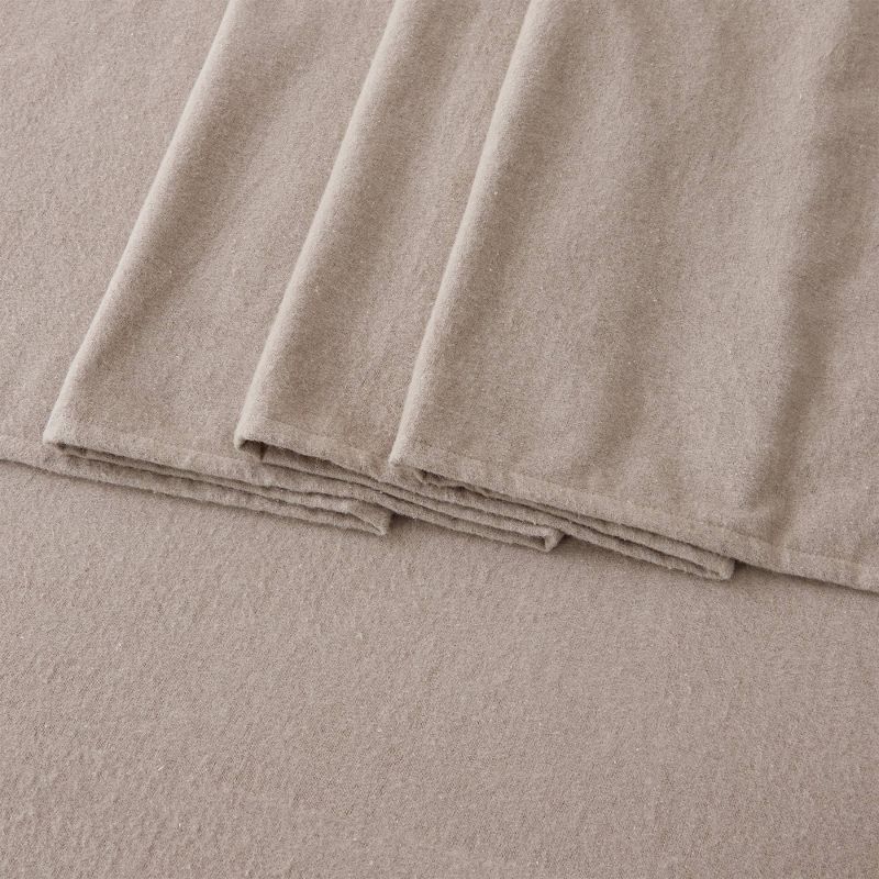 Cotton Blend Flannel Sheet Set - Isla Jade, 6 of 8