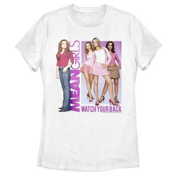 Women's Mean Girls Watch Your Back Movie Poster T-Shirt