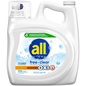 All Advanced Oxi Free Clear Liquid Laundry Detergent - 1 of 4