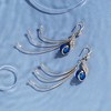 SOHI Women's Gold Sleek Drop Earrings - 2 of 3