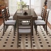 Modern Extendable Acacia Wood Dining Table,Seats 6-8 Rectangular Dining Table with Rubberwood Legs for Kitchen or Dining Room-Cuddlewood - 3 of 4