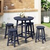 WestinTrends Malibu All Weather Hdpe Outdoor Patio Counter Height Dining Set (5-Piece) - 2 of 4