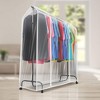 Sorbus (2 Pack) 6 ft Clear Garment Rack Cover - Garment Coat Hanger Protector Clothing Storage for Dresses, Suits, Coats, and more - 2 of 4