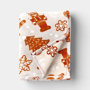 Christmas Plush Throw Blanket - Wondershop™ - 1 of 4