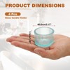 Unique Bargains Centerpiece Decor Round Ribbed Votive Glass Tea Light Holders - 2 of 4