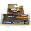 1988 GMC S-15 Sierra Truck Blue Met. & White w/Stripes & Canoe Trailer & w/Canoe & Kayak 1/64 Diecast Model Car by Greenlight - 3 of 3