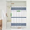LunaLulinlk Blue Shower Curtain with Tassel for Bathroom Decor - 2 of 4
