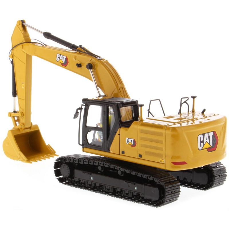 Cat Caterpillar 330 Hydraulic Excavator Next Generation with Operator "High Line Series" 1/50 Diecast Model by Diecast Masters, 3 of 6