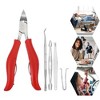 Unique Bargains Toenail Clippers Stainless Steel Nail Clippers Kit Pack of 9 Pcs - 2 of 4
