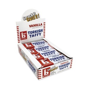 Bonomo Turkish Taffy Bars 1.5 oz – Classic Chewy Candy in Vanilla, Chocolate, Strawberry & Banana (Single, Multi-Pack & Variety Pack) - 1 of 4