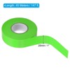 Unique Bargains PVC Non-Adhesive Flagging Tapes for Trail Outdoor 2 Pcs Green 1" x 147 ft - 2 of 4