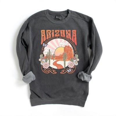 Simply Sage Market Women's Garment Dyed Graphic Sweatshirt Arizona Grunge