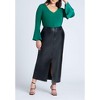 ELOQUII Women's Plus Size Ruffle Sleeve V-Neck Top - 4 of 4