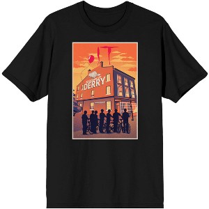 Derry Black Ground Poly Cotton T-Shirt - 1 of 1