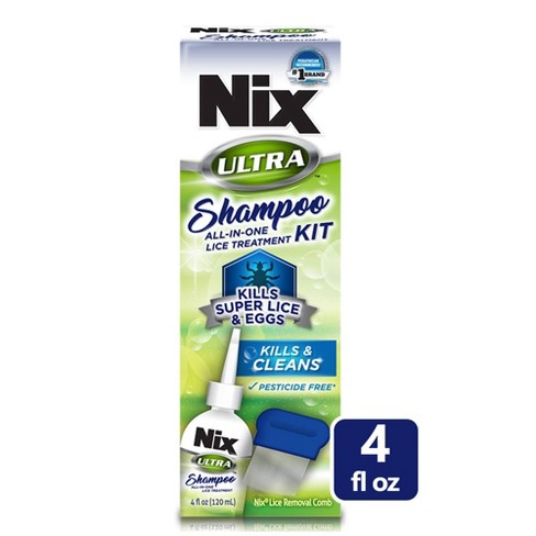 Nix Ultra Lice Shampoo All-in-one Lice Treatment Kit - 4 Fl Oz : Target