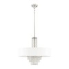 Livex Lighting Carlisle 5 - Light Chandelier in  Brushed Nickel - 4 of 4