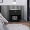 NicBex Nightstand with Drawers,Modern Side Table with Storage Space and Wood Frame,Bedside Table for Bedroom,Living Room - 2 of 4