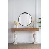 Sapphtopaz Bathroom Wall Mirror, Vanity Mirror with Metal Frame, Baroque Inspired Decorative Mirrors for Over Sink,Bedroom,Living Room,Black - 2 of 4