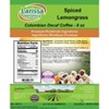 Larissa Veronica Spiced Lemongrass Colombian Decaf Coffee (Gourmet, Naturally Flavored, Whole Coffee Beans) (8 oz, ZIN: 560710) - 2 of 4