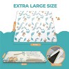 Motherly Haven 79" × 71" Reversible Safari Baby Play Mat – Foldable, Lightweight, Non-Toxic Foam for Indoor & Outdoor Use - 2 of 4