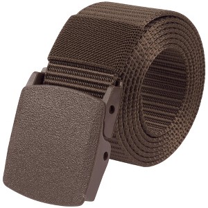 INSPIRE CHIC Nylon Canvas Breathable Plastic Buckle Belts for Pants Skirts - 1 of 4