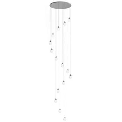 ET2 Lighting Dewdrop 15 - Light Pendant in  Polished Chrome