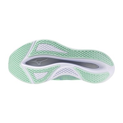 Обувь Mizuno Women's Wave Rebellion Flash 2 Running Shoe, 11, Neo Mint-White — фото 2