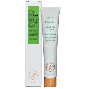 Clean Slate Fruit Acid Complex Cleaner,  Exfoliating Face Wash with AHA, Natural Facial Wash and Face Exfoliator, The Organic Skin Co, 3.04 fl oz - 1 of 4