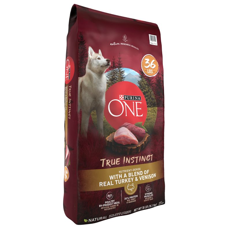 Purina ONE SmartBlend True Instinct Natural Dry Dog Food with Real Turkey & Venison, 5 of 9