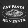 Mens Eat Pasta Run Fasta T Shirt Funny Workout Fitness Top Italian are Proud of Sayings - Crazy Dog Men's T Shirt - 2 of 4