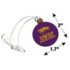 University of Wisconsin-Stevens Point Pointers Logo Mini Small Tiny Wood Christmas Tree Holiday Ornament - 4 of 4