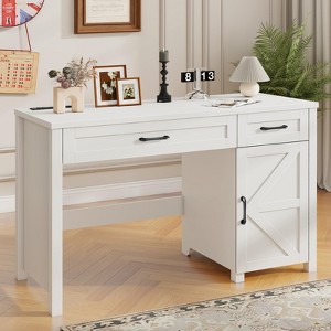 Workstation Computer Desk for Study and Home Office, 47" Executive Desk - 1 of 4