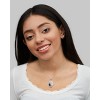 Disney Womens Frozen II Silver Plated Frozen Necklace with Elsa and Anna Pendant Jewelry, 16" + 2" - 2 of 4