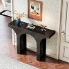 Gulches Modern Console Table, Arched Base, Narrow, Black, 47", Entryway/Sofa/Hallway Table - 2 of 4