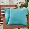 Kensington Garden 2pk 17"x17" Square Outdoor Throw Pillows - 2 of 4