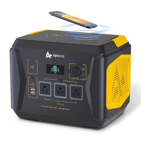 Alphaess Blackbee 1000 Portable Power Station 1000w With Solar Generator  Capabilities