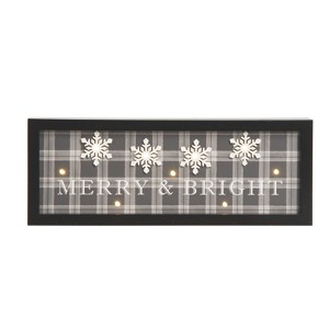 Transpac 15.75 in Multicolor Light Up Snowflake Decor for Christmas Made of MDF Decorative Object - 1 of 4