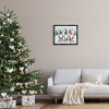 Stupell Industries Gnome Trio Skiing Black Floater Framed Canvas Wall Art - 2 of 4