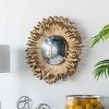 GlasFlength Decorative Wall Mirrors Wall Art Wall Mirror Classic Mirror Decorative Circle Mirror Vanity Mirror for Living Room, Gold, 27"*3.5"*27" - 2 of 4