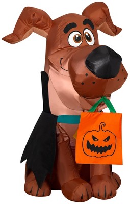 Gemmy Airblown Inflatable Scoob Puppy Vampire WB, 3.5 ft Tall, Multi
