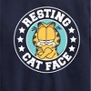 Boys' - Garfield - Resting Cat Face Graphic Long Sleeve Fleece Sweatshirt - 2 of 4